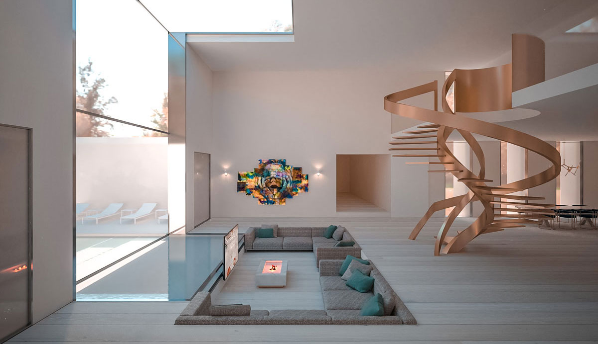 極簡(jiǎn)主義別墅設(shè)計(jì)效果圖