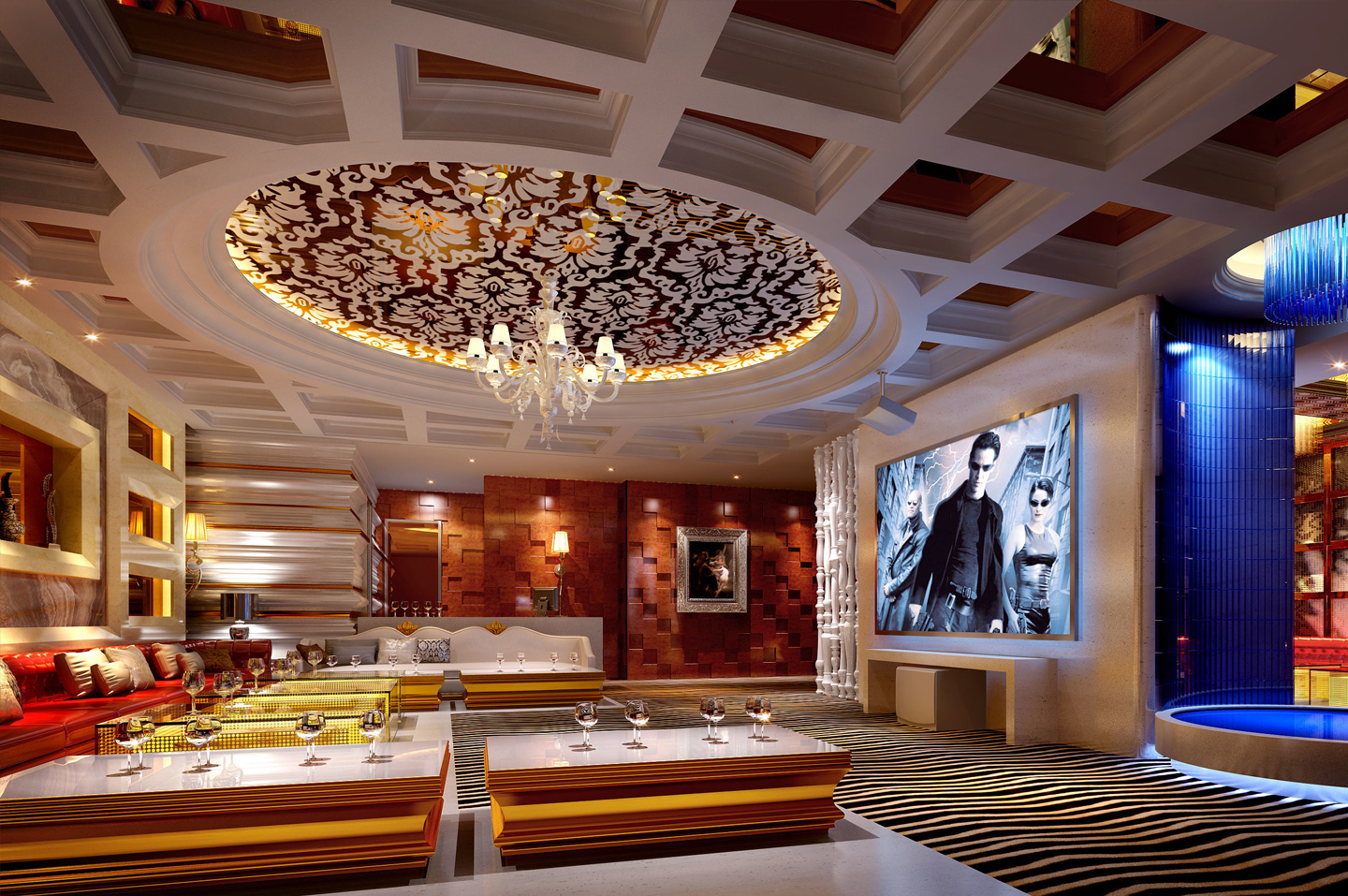 夜總會(huì)照明設(shè)計(jì)效果圖