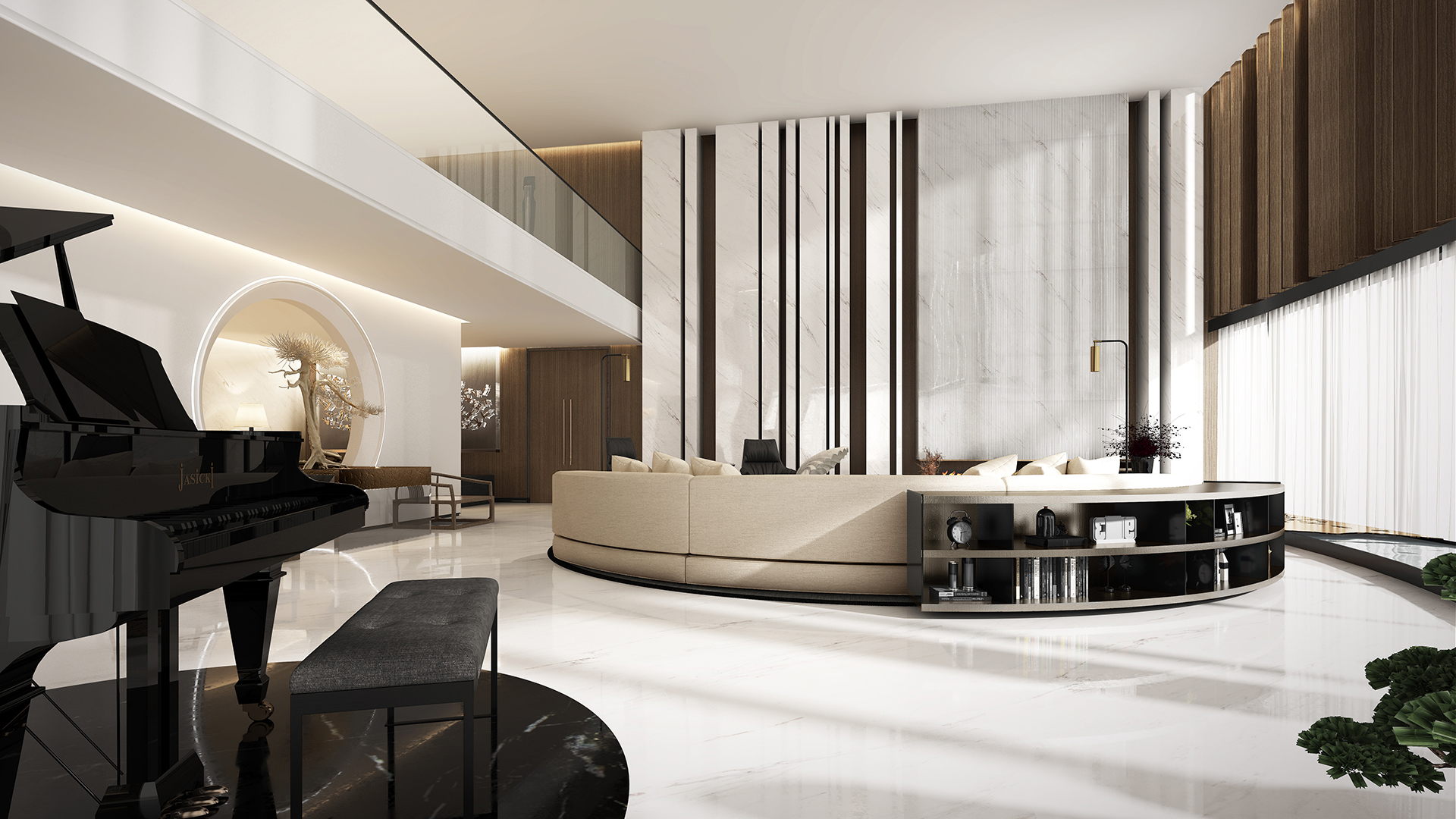 北京大興獨(dú)棟別墅中式裝修設(shè)計(jì)效果圖及說(shuō)明「多圖」