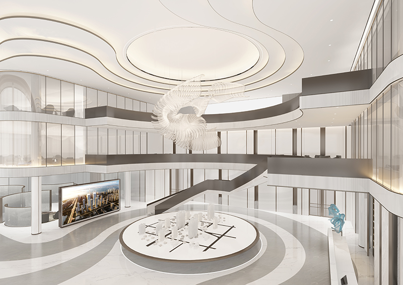 恒力環(huán)企售樓處設(shè)計(jì)，軟裝陳設(shè)設(shè)計(jì)方案「圖」