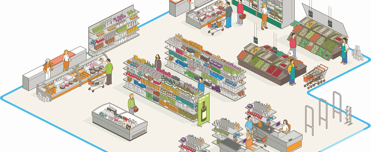 超市設(shè)計(jì)效果圖