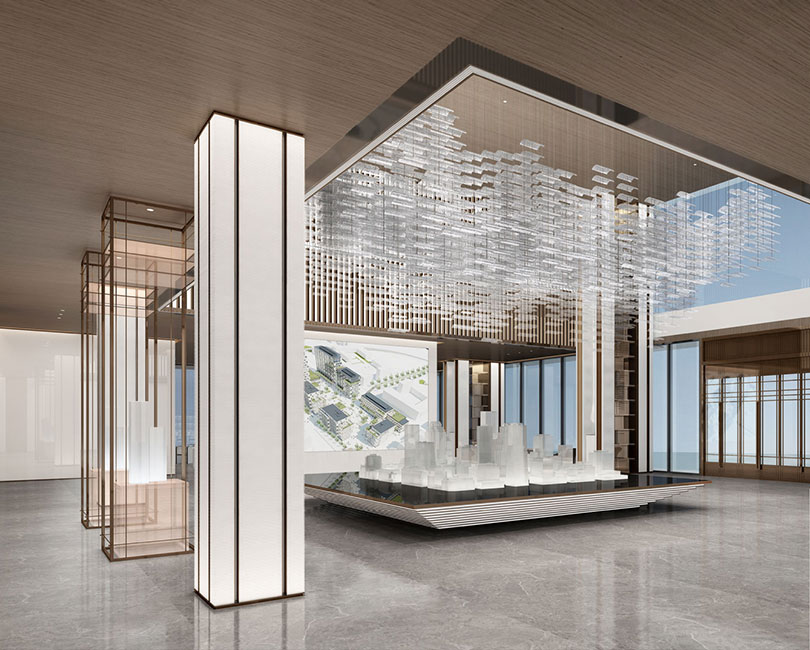 恒力-蘇州吳江售樓處室內(nèi)設(shè)計(jì)效果圖