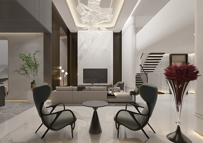 500㎡的北京豪宅別墅室內(nèi)設(shè)計(jì)效果圖「圖文」