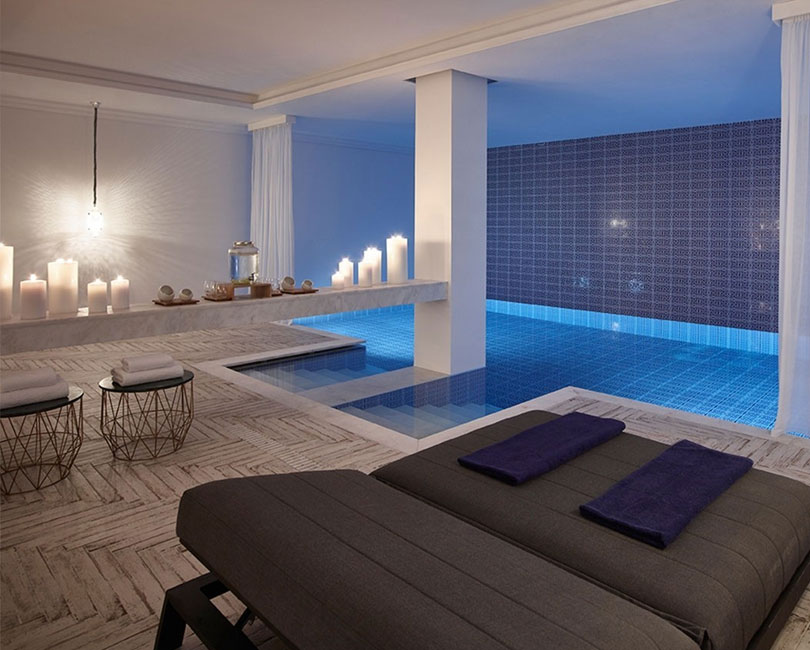 最大化利用空間、布局和設計完美的酒店水療中心第一印象